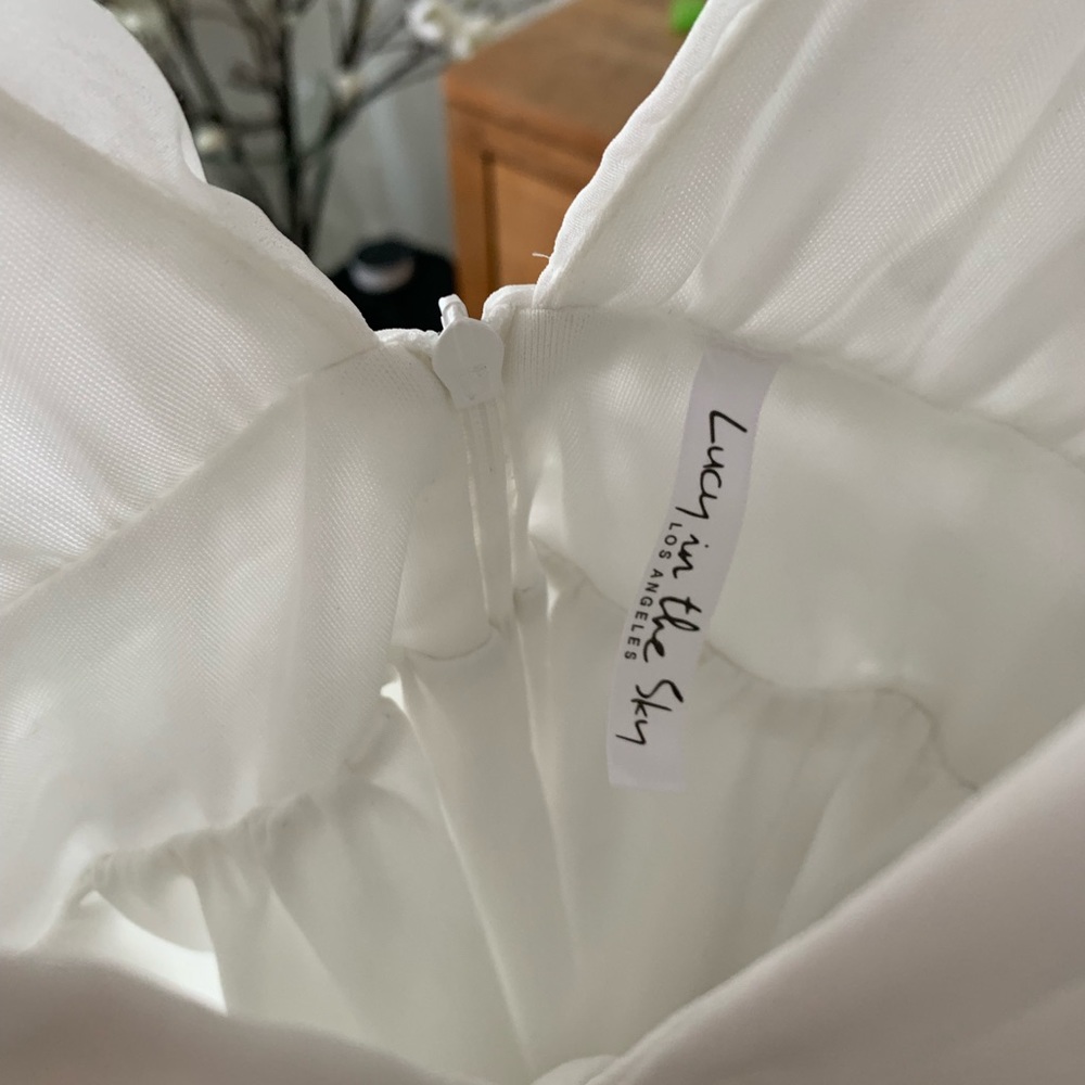 Lucy in the sky white dress size small